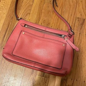 Coke Haan Pink Leather Crossbody Purse